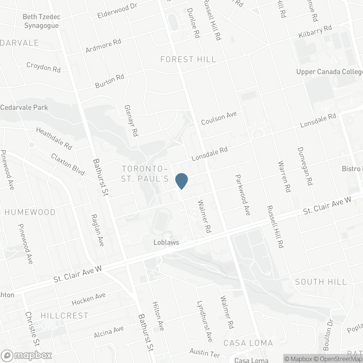 1512 - 91 MONTCLAIR AVENUE, Toronto, Ontario M5P 0B1
